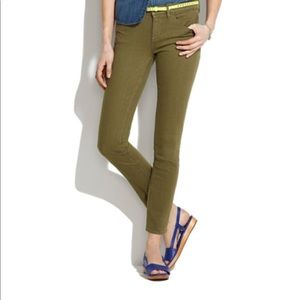 Madewell Olive jeans